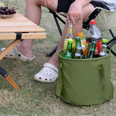 多功能便携可折叠水桶车载大容量旅行洗漱桶户外露营野餐储水桶