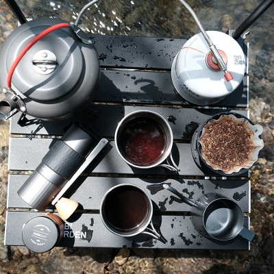 便携手提手冲咖啡套装两用折叠V60滤杯户外咖啡装备露营旅行装