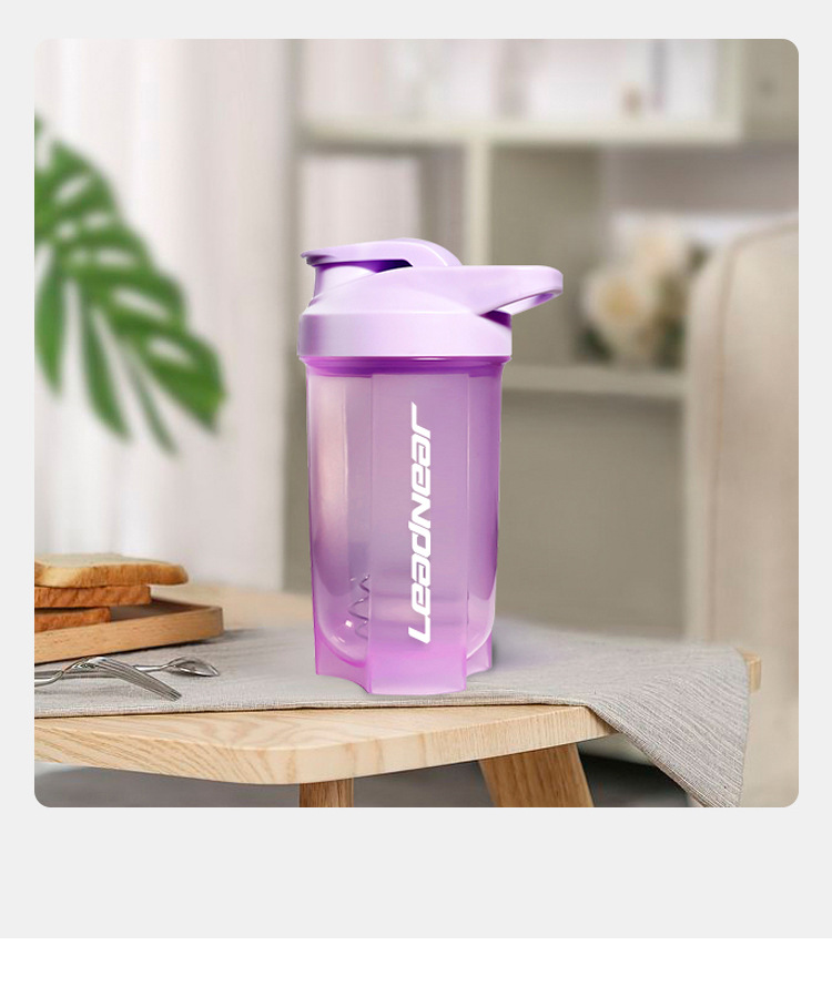 塑料摇摇杯健身运动水杯 奶昔蛋白粉代餐运动搅拌杯