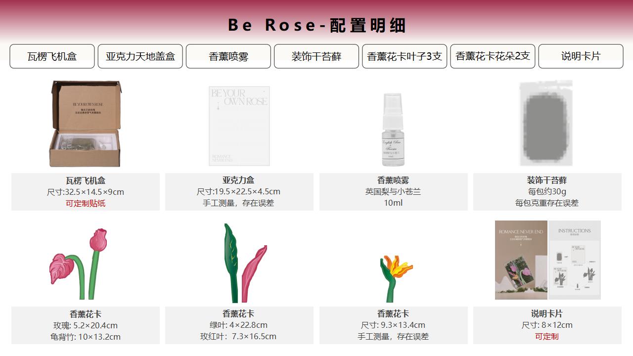 Be Rose-亚克力花卡